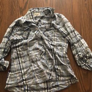 Plaid top